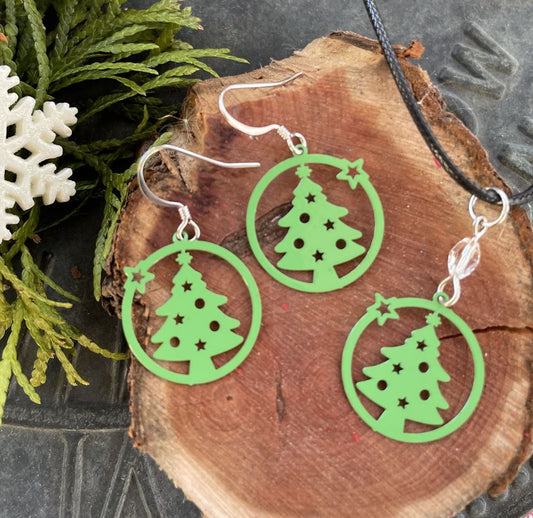 Yuletide Evergreen Necklace & Earrings Sets - Holiday Special