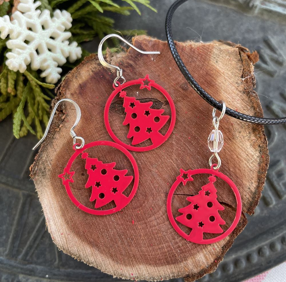 Yuletide Evergreen Necklace & Earrings Sets - Holiday Special
