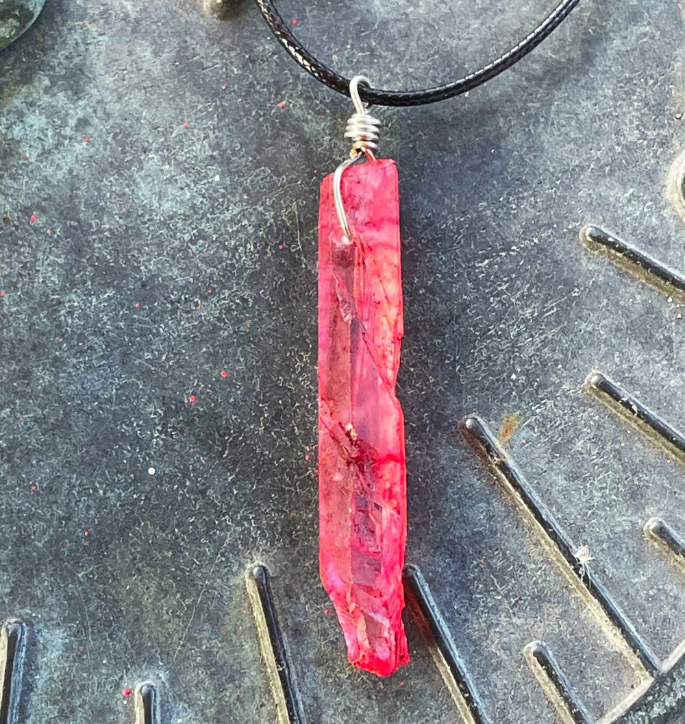 Vampire Blood Red Quartz