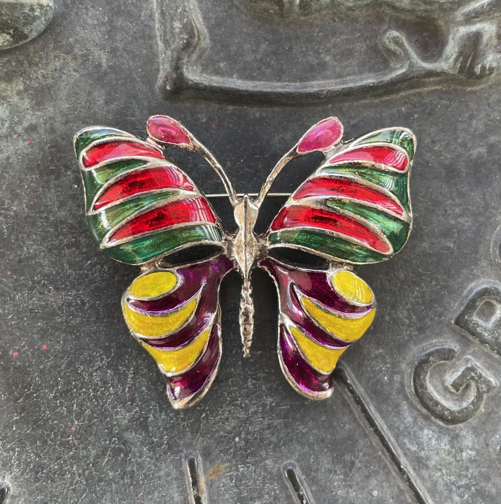 Vintage Butterfly Brooch