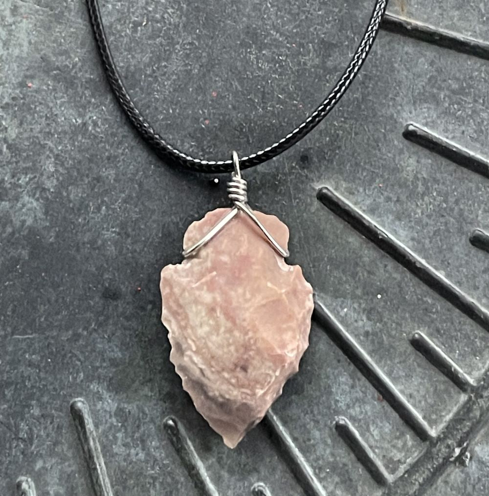 Agate Arrowhead Necklace