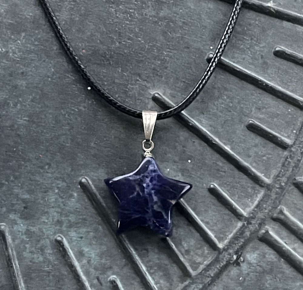 Sodalite Star Necklace