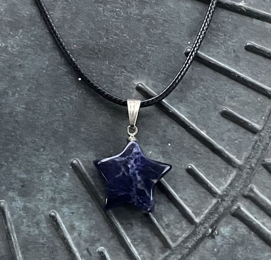 Sodalite Star Necklace
