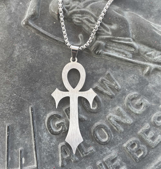 Stainless Ankh Necklace