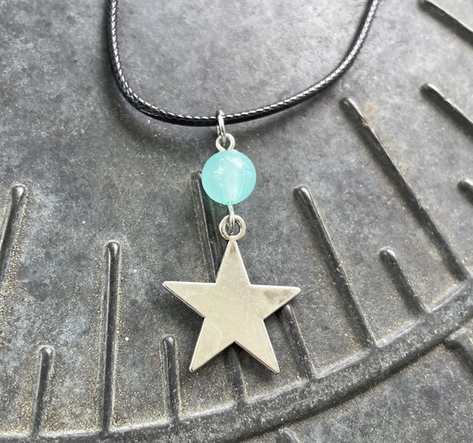 Blue Glow Star Necklace
