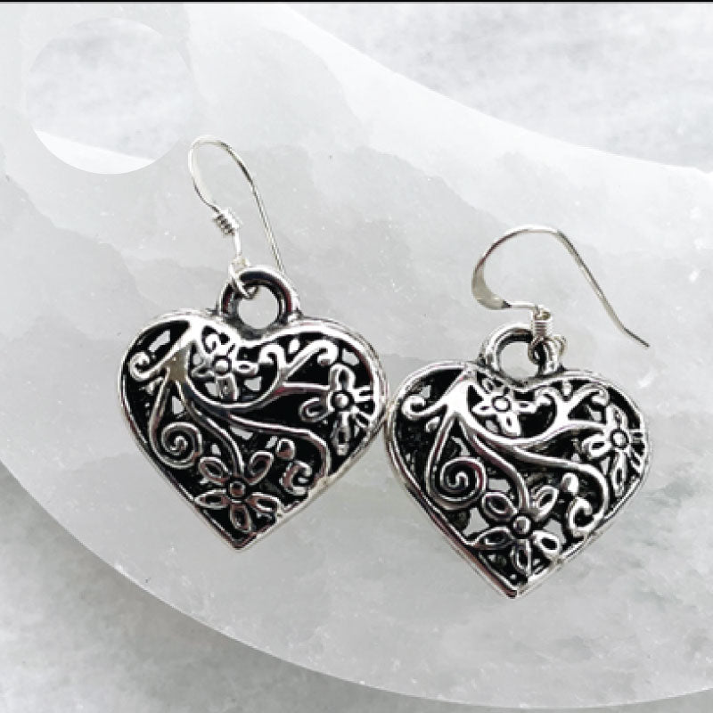 Puffy Heart Earrings