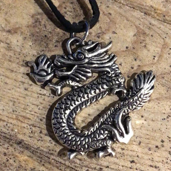 Arched Dragon Necklace