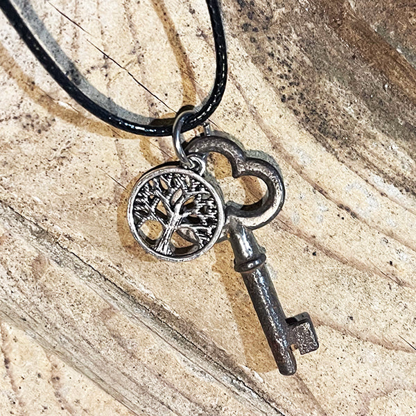 Antique Key with Tree of Life