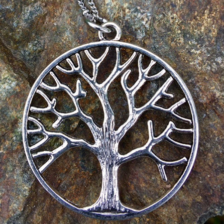 Tree of Life Large Round Necklace