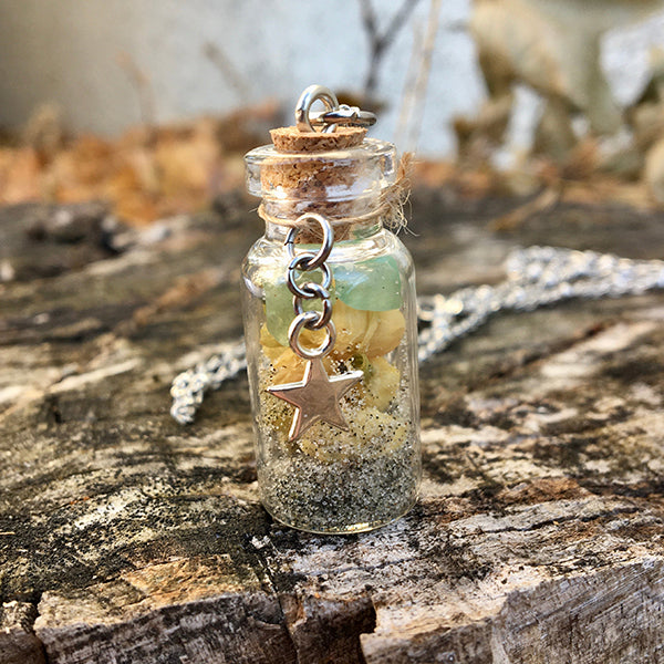 Luck Spell Bottle Necklace